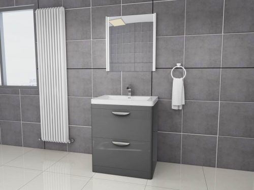 Apollo 700 FS Unit and Polymarble Basin Grey Gloss - Image 3