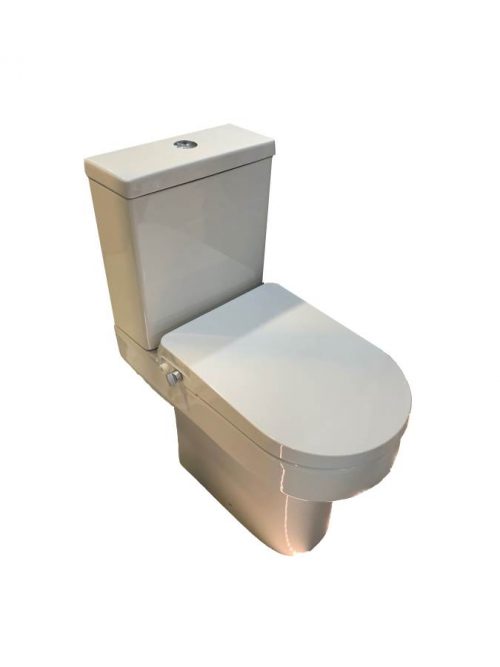 Complete Deespray Bidet Pan, Cistern and Douche Seat