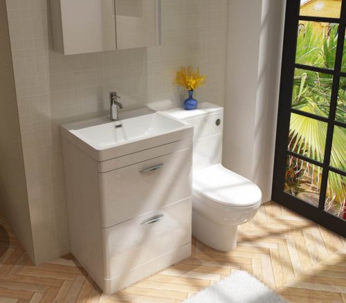 Apollo 500x300 Round Edge Wc unit White - Image 4