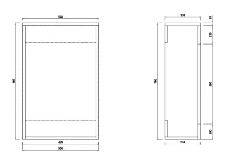 Star Range WC Unit 500 Avola Grey - Image 2