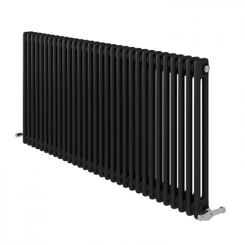 Designer Minimalist Bathroom Anthracite 600x1415x70 two column Radiator